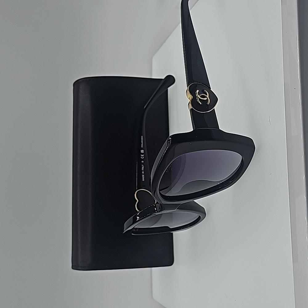 Chanel Black Sunglasses CH5519-A c622/S8 - Picture 9 of 15